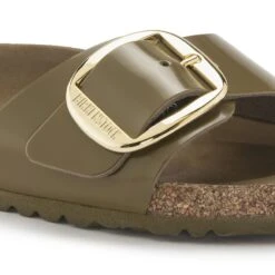 Birkenstock Madrid Natural Leather Patent -Birkenstock Sandal Shop 1024141 detail 1