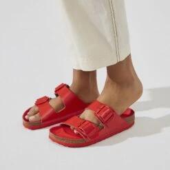 Birkenstock Natural Leather Patent -Birkenstock Sandal Shop 1024148 detail 8