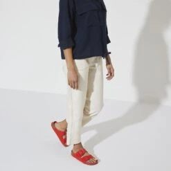 Birkenstock Natural Leather Patent -Birkenstock Sandal Shop 1024148 f look f