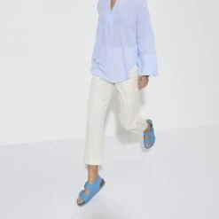 Birkenstock Milano Big Buckle Natural Leather Patent -Birkenstock Sandal Shop 1024185 f look f