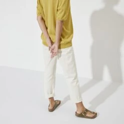 Birkenstock Gizeh Natural Leather Patent -Birkenstock Sandal Shop 1024273 f look f