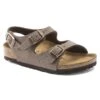 Birkenstock Roma Birko-Flor Nubuck Mocha 2 Birkenstock Roma Birko-Flor Nubuck Mocha -Birkenstock Sandal Shop 233073