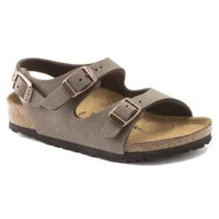 Birkenstock Roma Birko-Flor Nubuck Mocha