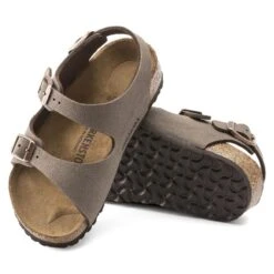 Birkenstock Roma Birko-Flor Nubuck Mocha 15 Birkenstock Roma Birko-Flor Nubuck Mocha -Birkenstock Sandal Shop 233073 sole