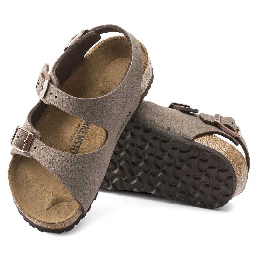 Birkenstock Roma Birko-Flor Nubuck Mocha 7 Birkenstock Roma Birko-Flor Nubuck Mocha - Image 5