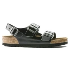 Birkenstock Milano Real Leather Soft Footbed -Birkenstock Sandal Shop 234531 side