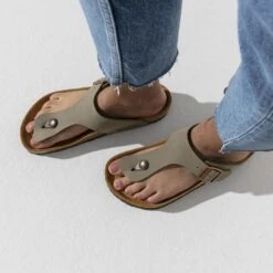 Birkenstock Ramses Birko-Flor Nubuck -Birkenstock Sandal Shop 44051 detail 6