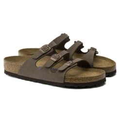 Birkenstock Florida Birko-Flor Nubuck -Birkenstock Sandal Shop 53881 pair