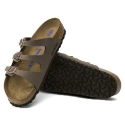 Birkenstock Florida Birko-Flor Nubuck -Birkenstock Sandal Shop 53881 sole