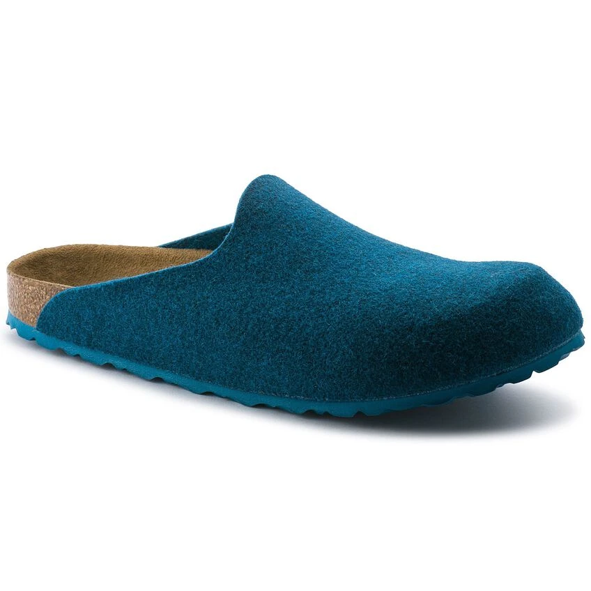 Birkenstock Amsterdam Wool Felt Petrol 4 Birkenstock Amsterdam Wool Felt Petrol - Image 2