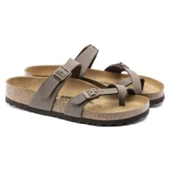 Birkenstock Mayari Birko-Flor Nubuck -Birkenstock Sandal Shop 71063 pair