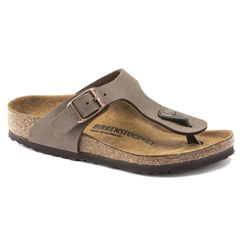 Birkenstock Gizeh Birko-Flor Nubuck Mocha 3 Birkenstock Gizeh Birko-Flor Nubuck Mocha