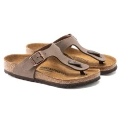 Birkenstock Gizeh Birko-Flor Nubuck Mocha 26 Birkenstock Gizeh Birko-Flor Nubuck Mocha -Birkenstock Sandal Shop 846133 pair