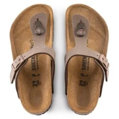 Birkenstock Gizeh Birko-Flor Nubuck Mocha 24 Birkenstock Gizeh Birko-Flor Nubuck Mocha -Birkenstock Sandal Shop 846133 top